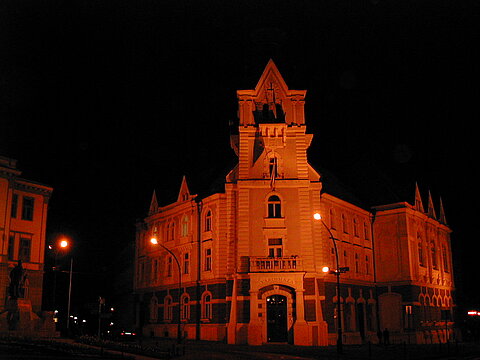 Am Abend in Kaposvár.