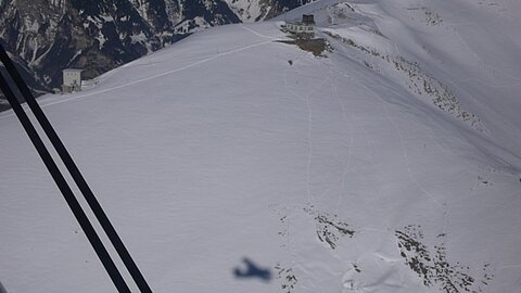 Im Anflug auf die Axalp.