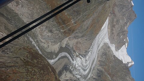 Fieschergletscher mit Finsterarhorn.