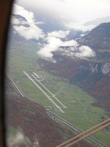 Flugplatz Meiringen.