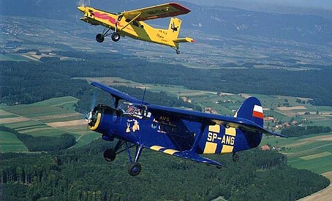 Aufnahme entstand aus dem Piper L-3!