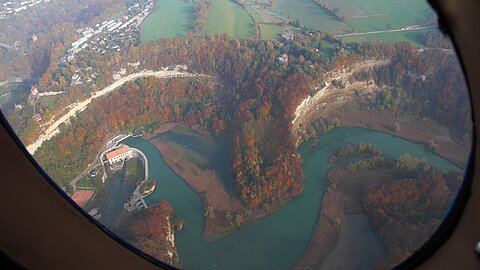 Aareschlaufe bei Fribourg.