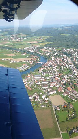 Aareschlaufe bei Büren an der Aare.