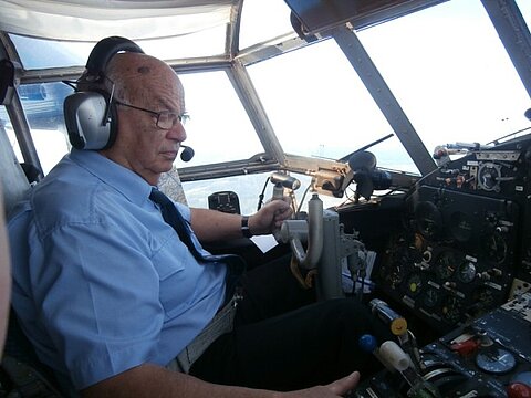 Unser Pilot Hansruedi.