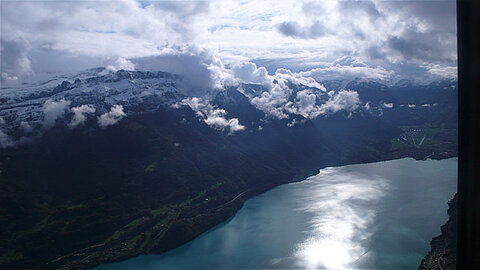 Brienzersee mit Interlaken.