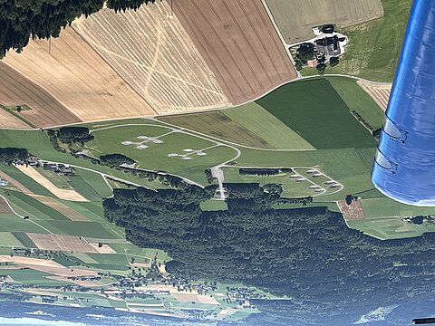 Alte Raketenstellung in der Schweiz.