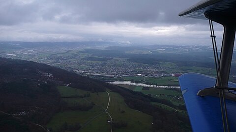 Der Überflug war nicht sehr einfach.