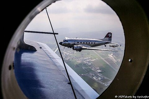 Blick durch das Antonov-Fenster.