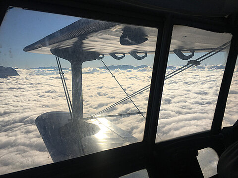 Wolken soweit das Auge reicht!