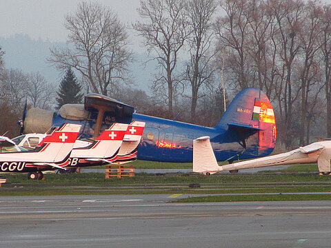 Ein letzter Blick auf unsere Antonov.