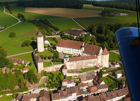 Das Schloss Porrentruy.
