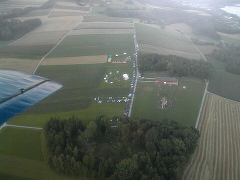Feuerwerk auf dem Haut Vully.