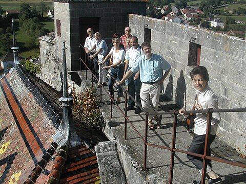 Schlossbesichtigung.