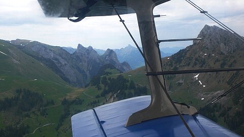 In Richtung Jaunpass.