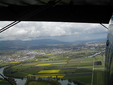 Blick zurück auf Solothurn.