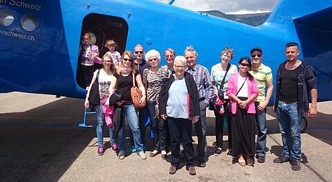 Kleine Geschenke erhalten die Freundschaft, Geburtstagsflug 30.5.2015.