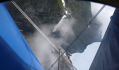 Einflug zum Surrenenpass.