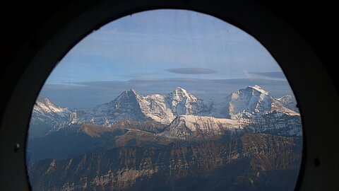 Eiger, Mönch und Jungfrau.