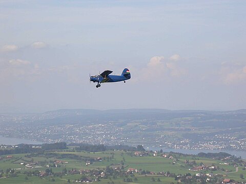 Die AN-2 bei der Demo.