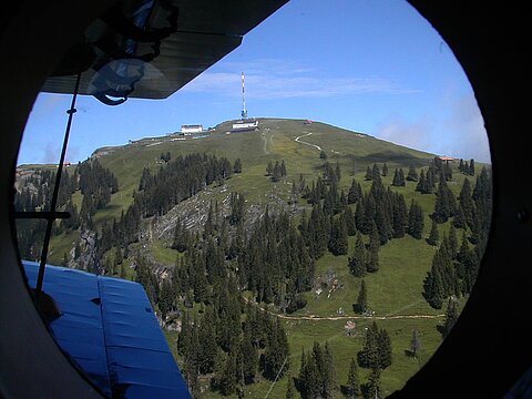 Rückflug vorbei an der Rigi.
