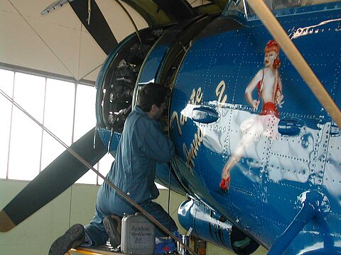 Der Motor, das Herzstück der Antonov.