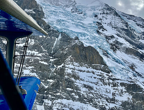 Gletscher oberhalb der kleinen Scheidegg.