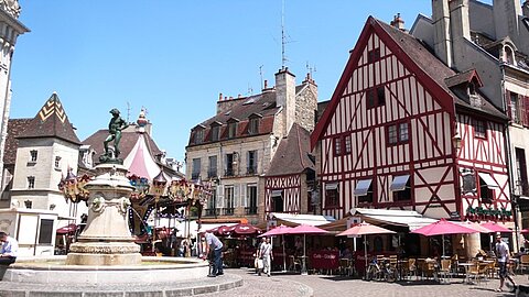 Die Altstadt von Dijon.