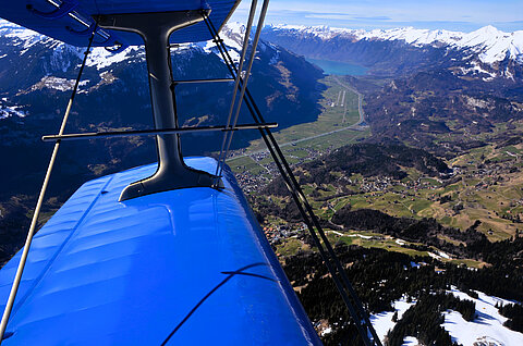 Über Meiringen Hasliberg.