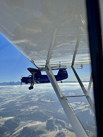 Aus Sicht vom Piper Pilot.