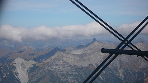 Blick in Richtung Lenk.