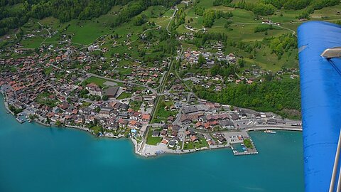 Brienz liegt unter uns.