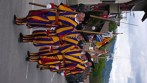 Gardes du pape.