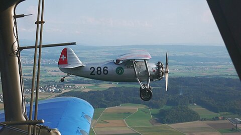 Aus der Perspektive des An-2 Piloten.