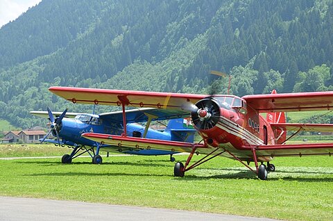 Eine weitere An-2 in Ambri.