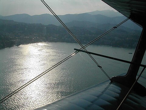 Lugano in der Abendsonne.