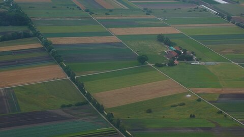 Wie eine pachwark Decke.
