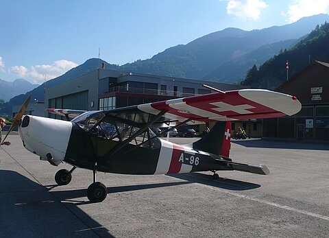 Wieder bereit für den Rückflug.