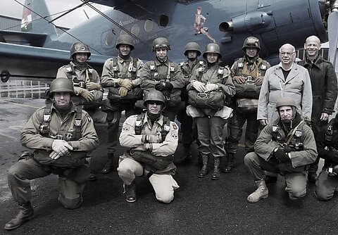 Ein Gruppenbild vor dem Einsatz.