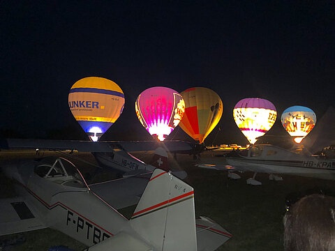 Ballonglühen.