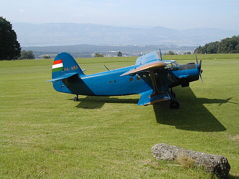AN-2 auf dem Hasenstrick.