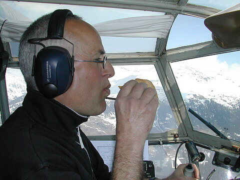 Unser Pilot Ueli.