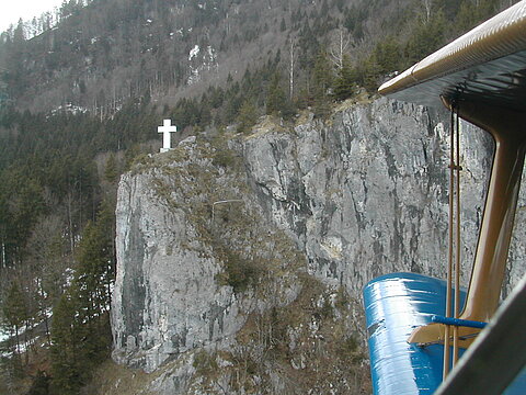 Im Anflug auf Mollis.
