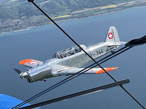 Pilatus P-2 it Rolf Bläsi.
