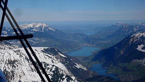 Pilatus Lungernsee, Sarnersee und Vierwaldstättersee.
