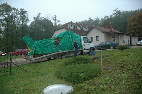 Übernachtung in der Nähe von Kadarkut.