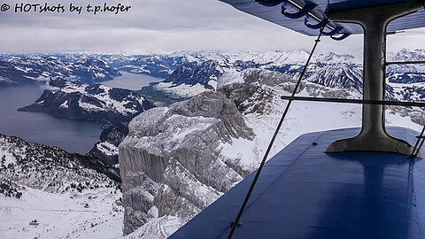 Links Bürgenstock, rechts Ausläufer vom Pilatus.