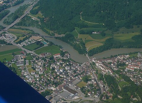 Aarburg wo die Klasse vor 14 Tagen im Klassenlager war.