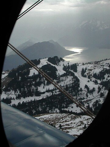 Rigi mit Blick zum Pilatus.