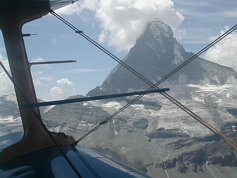 Vereinsflug zum Matterhorn.