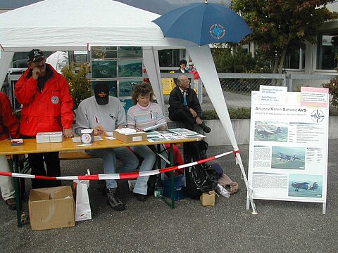 Auch der AVS hatte einen Stand.